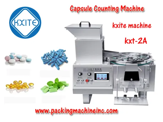 Fully Auto Electronic Medicine Pill Tablet Soft Gelatin Capsule Filler and Counter Capsule Counting Machine 