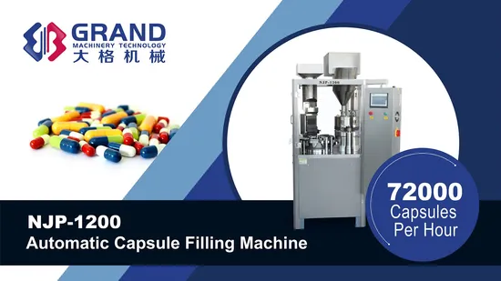 New Design CE Fully Automatic Pharmaceutical Hard Capsule Filling Machine Capsule Filler Njp
