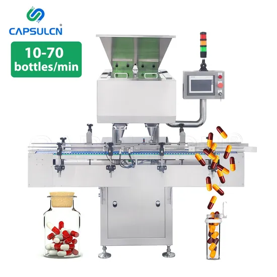 New Patent Fully Auto Electronic High Speed Automatic Pill Tablet Capsule Counter Equipment Capsules Counting and Filling Machine 