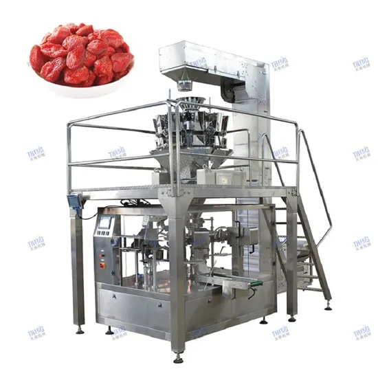 China Made Snack Food Doybag Zipper Nuts Sugar Granule Pouch Packing Machine 