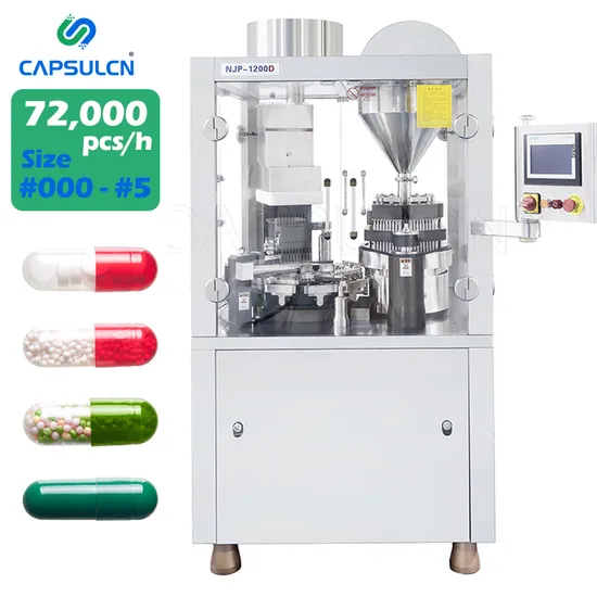Njp Series High Quality Pharmaceutical Small Fully Auto Automatic Powder Pellets Soft Hard Pill Capsule Making Machine Medical Capsule Filling Machine 