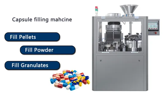 Pharmaceutical High Speed Automatic Hard Gelatin Rotary Capsule Filler Price Powder Granulates Pellets Factory Price Fully Auto Capsule Filling Making Machine 