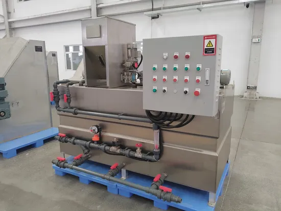 Dosing Unit Sewage Treatment System Sludge Screw Dehydrator Matching Equipment 