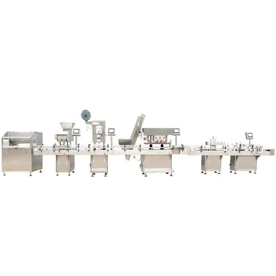 Electronic Counting Soft Gelatin Capsule Bottling Production Line Pharmaceutical Equipment 