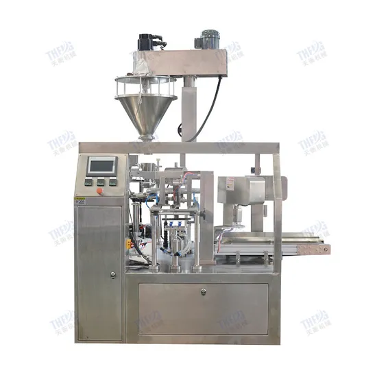 China New Zip Sealing Lock Seasoning Powder Washing Powder Wheat Doybag Weighing Packing Machine 