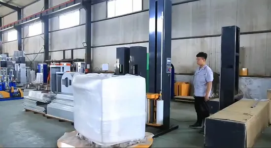 Pallet Wrapping Machine Supporting Semi