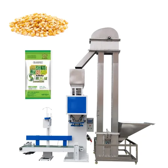 10kg 25kg 50kg 半自動PLC制御定量袋穀物包装機