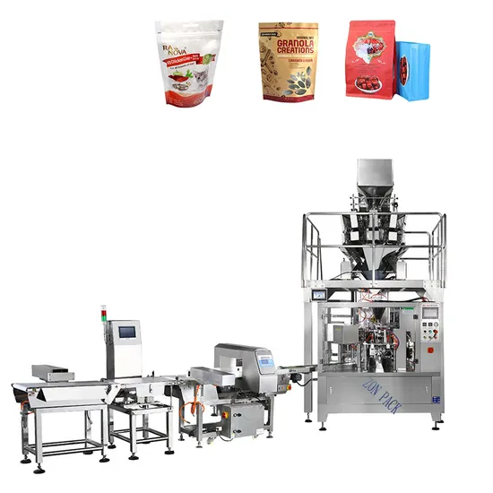 高速10ヘッド14ヘッド計量機、フリーズドライ食品ドイバッグ包装機